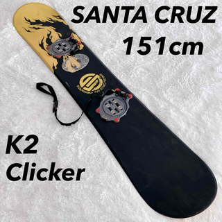 サンタクルーズ(Santa Cruz)のSANTA CRUZ サンタクル-ズ 151cm K2 Clicker シマノ(ボード)