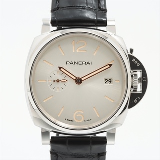 パネライ(PANERAI)のパネライ ルミノール ドゥエ SS×革   メンズ 腕時計(腕時計(アナログ))