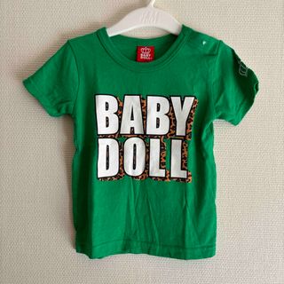 ベビードール(BABYDOLL)のBABYDOLLグリーンTシャツ90(Tシャツ/カットソー)