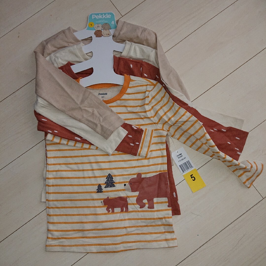 コストコ 長袖 ロンT キッズ/ベビー/マタニティのキッズ服男の子用(90cm~)(Tシャツ/カットソー)の商品写真