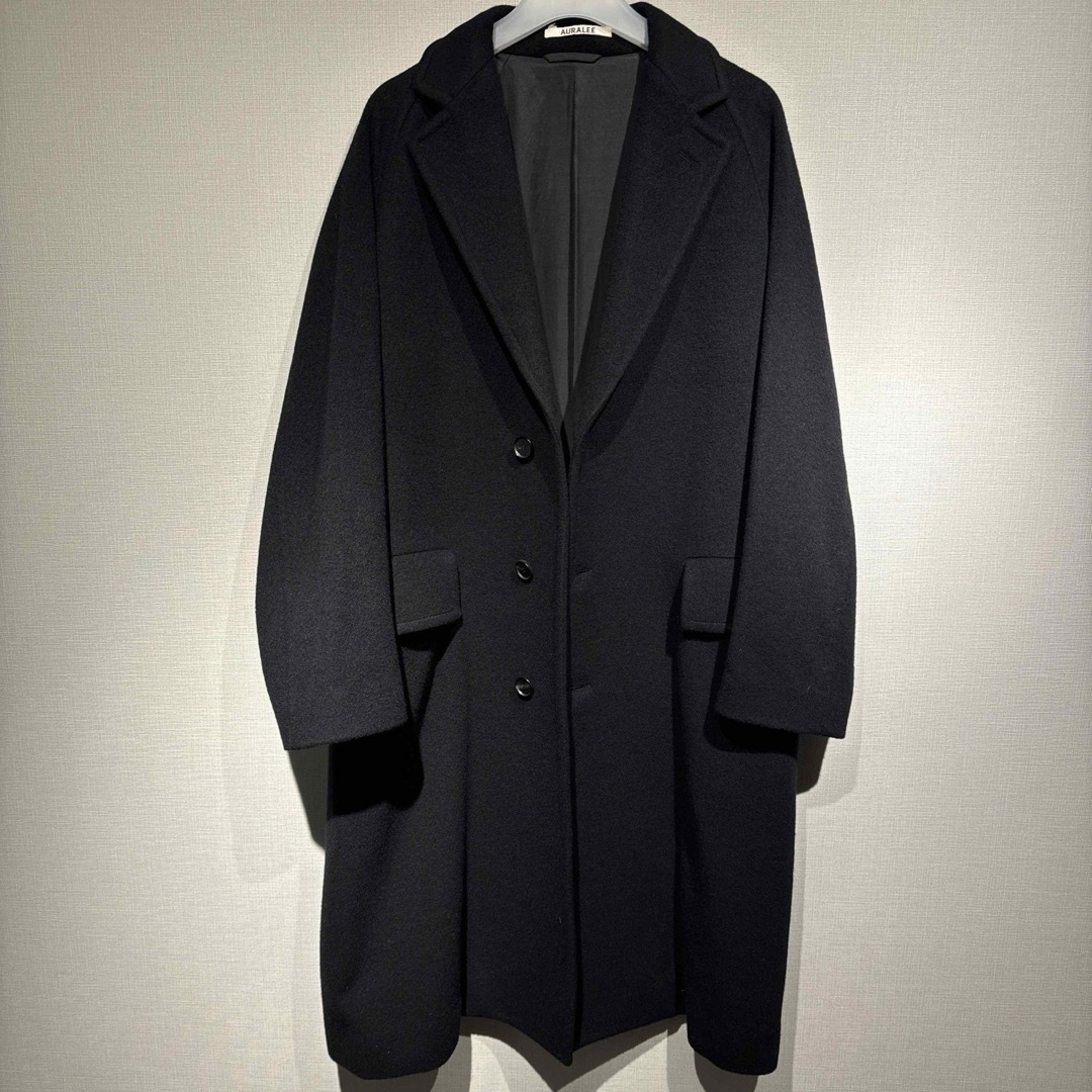 AURALEE(オーラリー)の19AW AURALEE CASHMERE WOOL MOSSER COAT 3 メンズのジャケット/アウター(チェスターコート)の商品写真