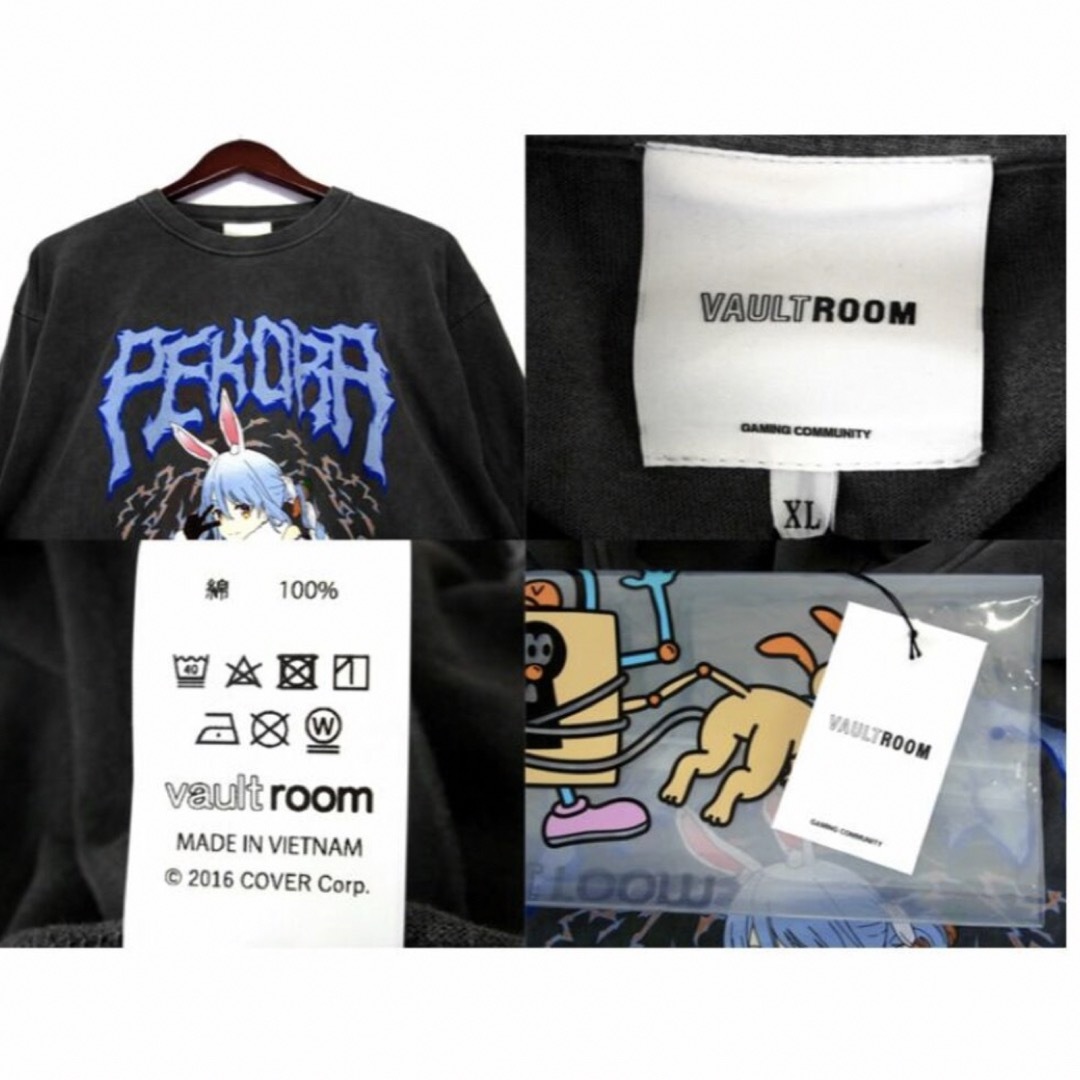 Vaultroom 兎田ぺこら ロンT Vaultroom 兎田ぺこら ロンT