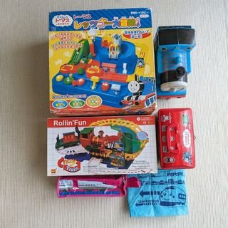 ガッケン(学研)のトーマスレッツゴー大冒険とおもちゃのセットまとめ売り(知育玩具)