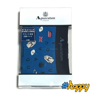 アクアスキュータム(AQUA SCUTUM)の新品★アクアスキュータム★Lサイズ★ボクサーパンツ★ボクサートランクス★ブルー③(ボクサーパンツ)