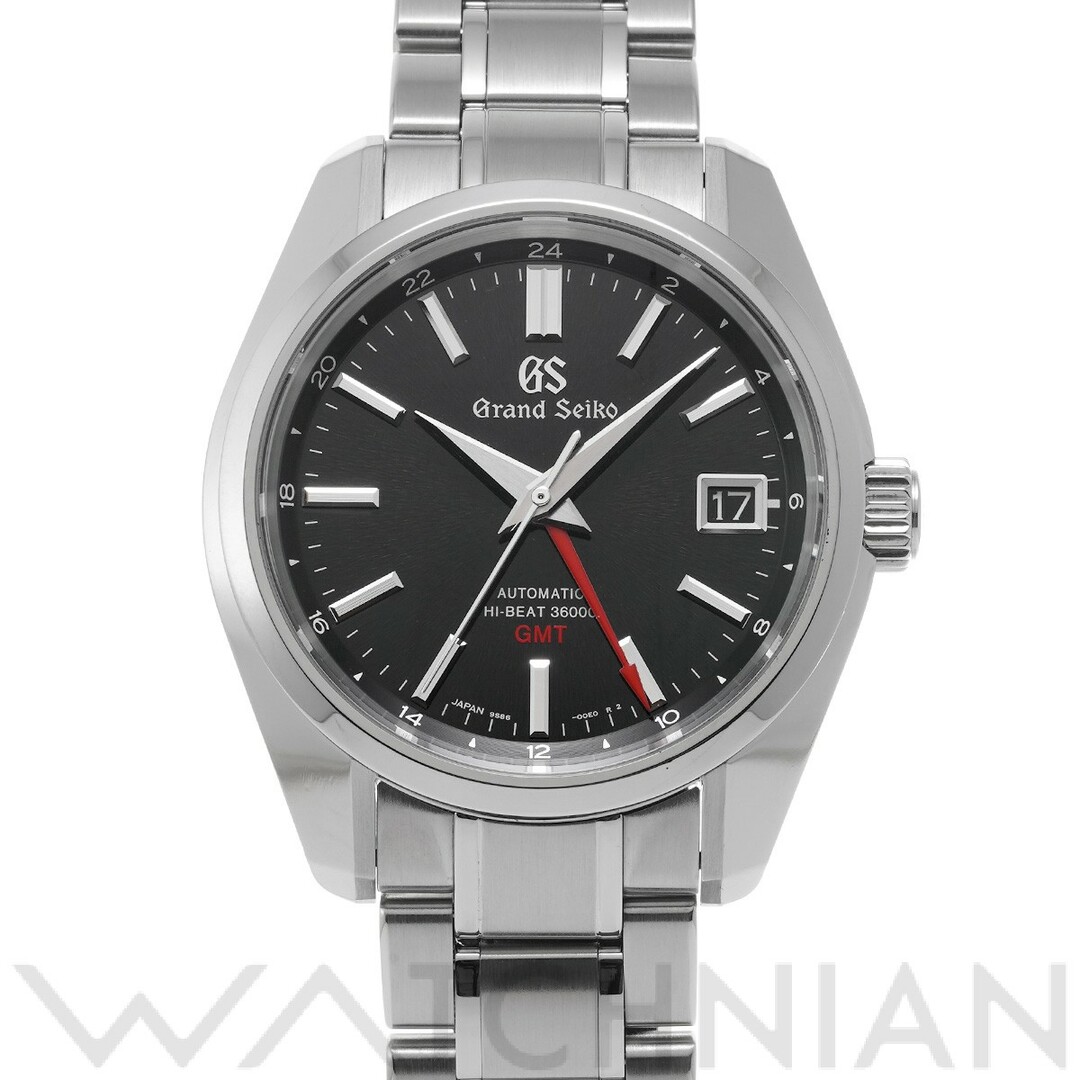 腕時計(アナログ)グランドセイコー Grand Seiko SBGJ203 ブラック メンズ 腕時計