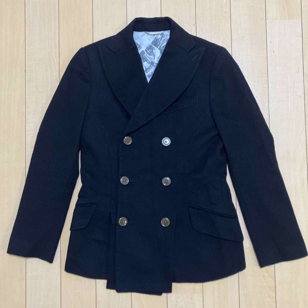 Vivienne Westwood MAN ピーコート　カシミヤ混　黒　44 メンズのジャケット/アウター(ピーコート)の商品写真