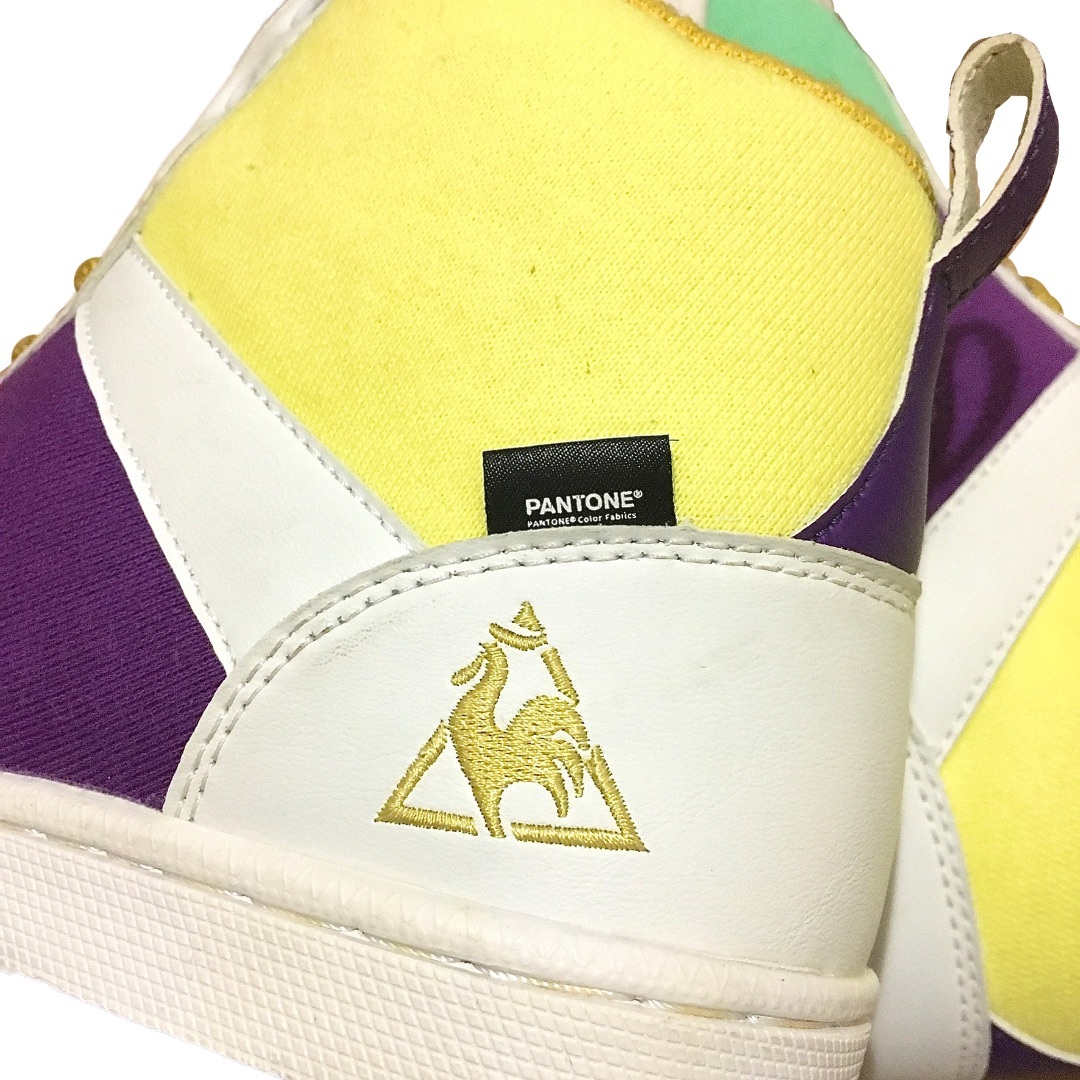 le coq sportif(ルコックスポルティフ)の美品✴︎Le coq sportifハイカットスニーカー23.5cm レディースの靴/シューズ(スニーカー)の商品写真