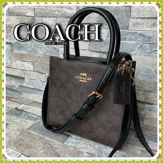 コーチ(COACH)の《COACH》ミニバッグ ミニショルダーバッグ シグネチャー2WAYクロスボディ(ショルダーバッグ)