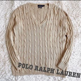 ポロラルフローレン(POLO RALPH LAUREN)の♦︎ポロラルフローレン♦︎ケ－ブルニット PIMAコットン(ニット/セーター)