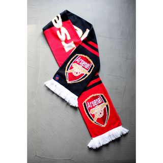 アーセナル サッカーマフラー Arsenal  現地購入品 ユーロ 英国製(マフラー)