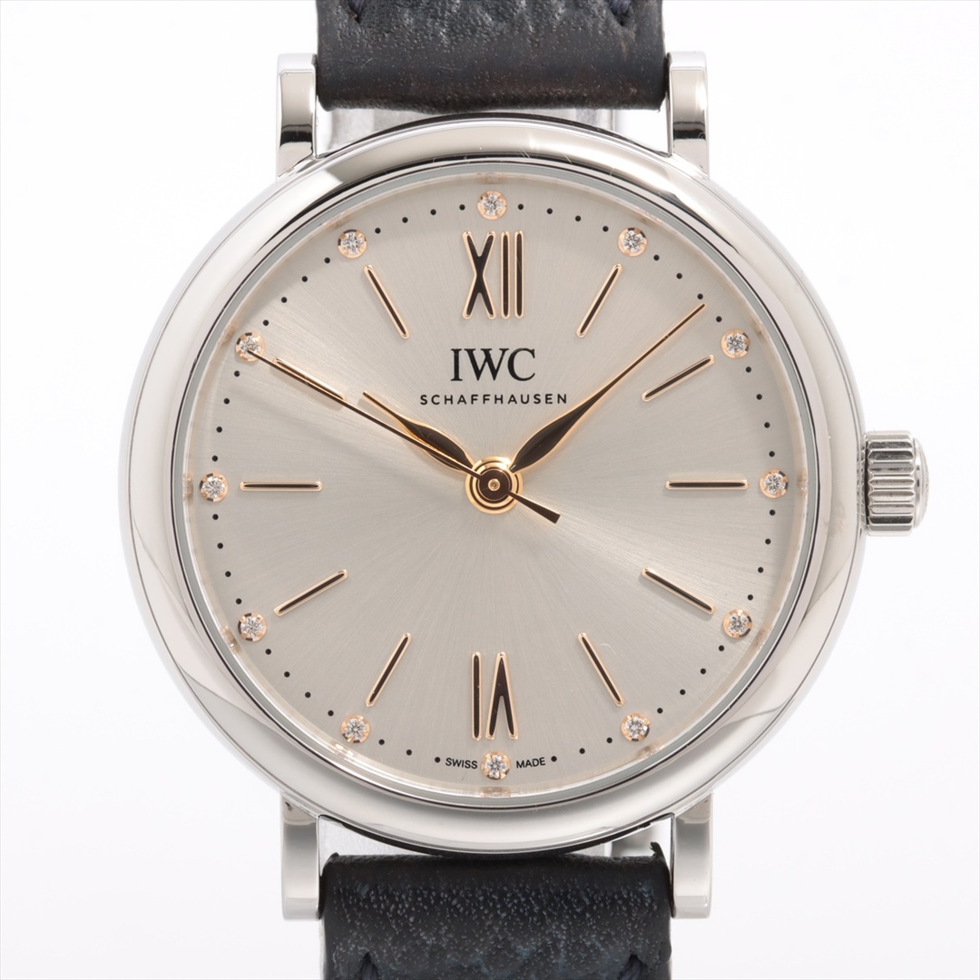 IWC(インターナショナルウォッチカンパニー)のIWC ポートフィノ SS×革   レディース 腕時計 レディースのファッション小物(腕時計)の商品写真