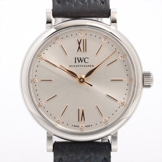 インターナショナルウォッチカンパニー(IWC)のIWC ポートフィノ SS×革   レディース 腕時計(腕時計)