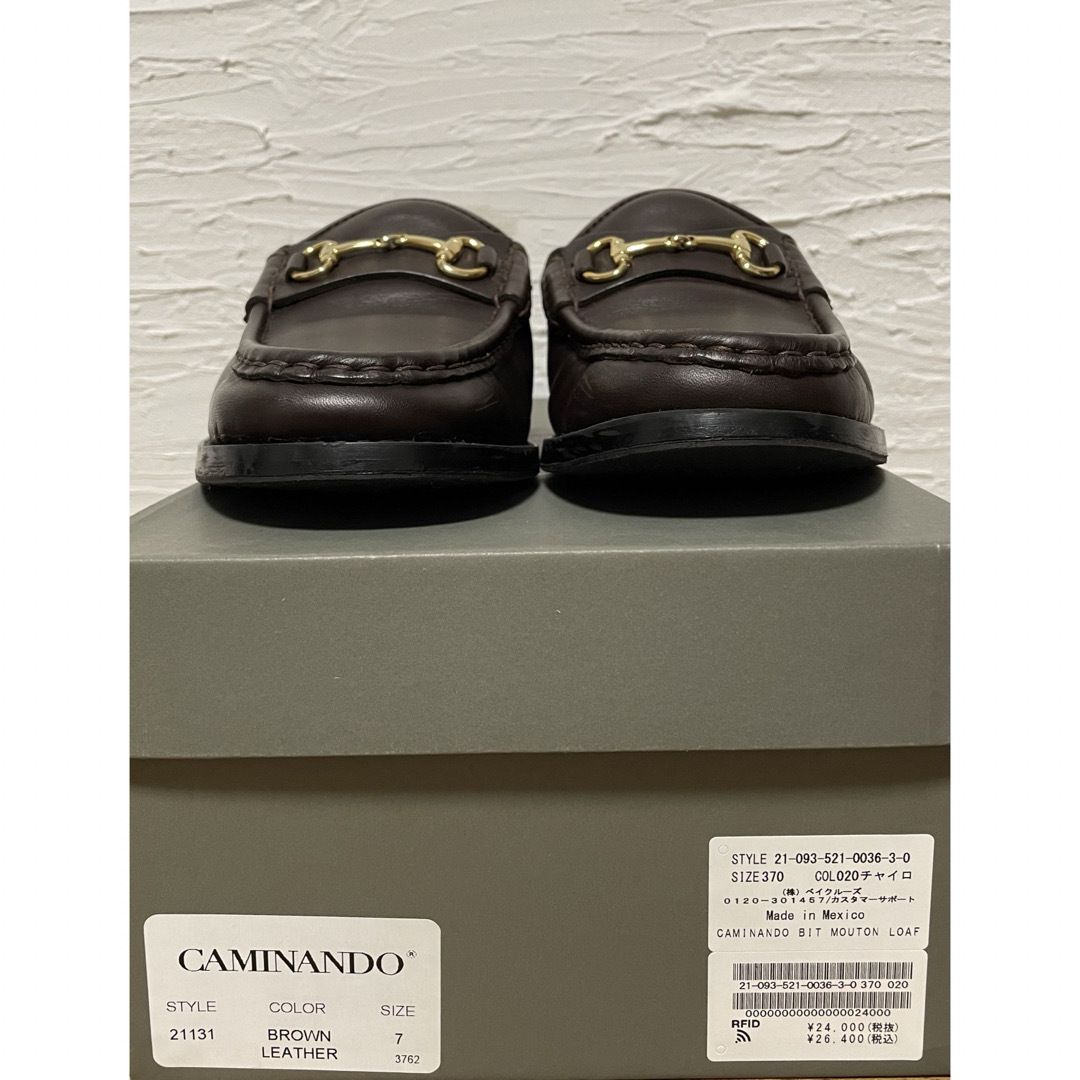 DEUXIEME CLASSE(ドゥーズィエムクラス)の【CAMINANDO 】BIT MOUTON LOAFER  37 レディースの靴/シューズ(スリッポン/モカシン)の商品写真