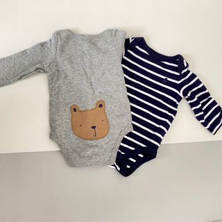 ベビーギャップ(babyGAP)のぽん様専用GAP くま　ロンパース　3〜6m(ロンパース)