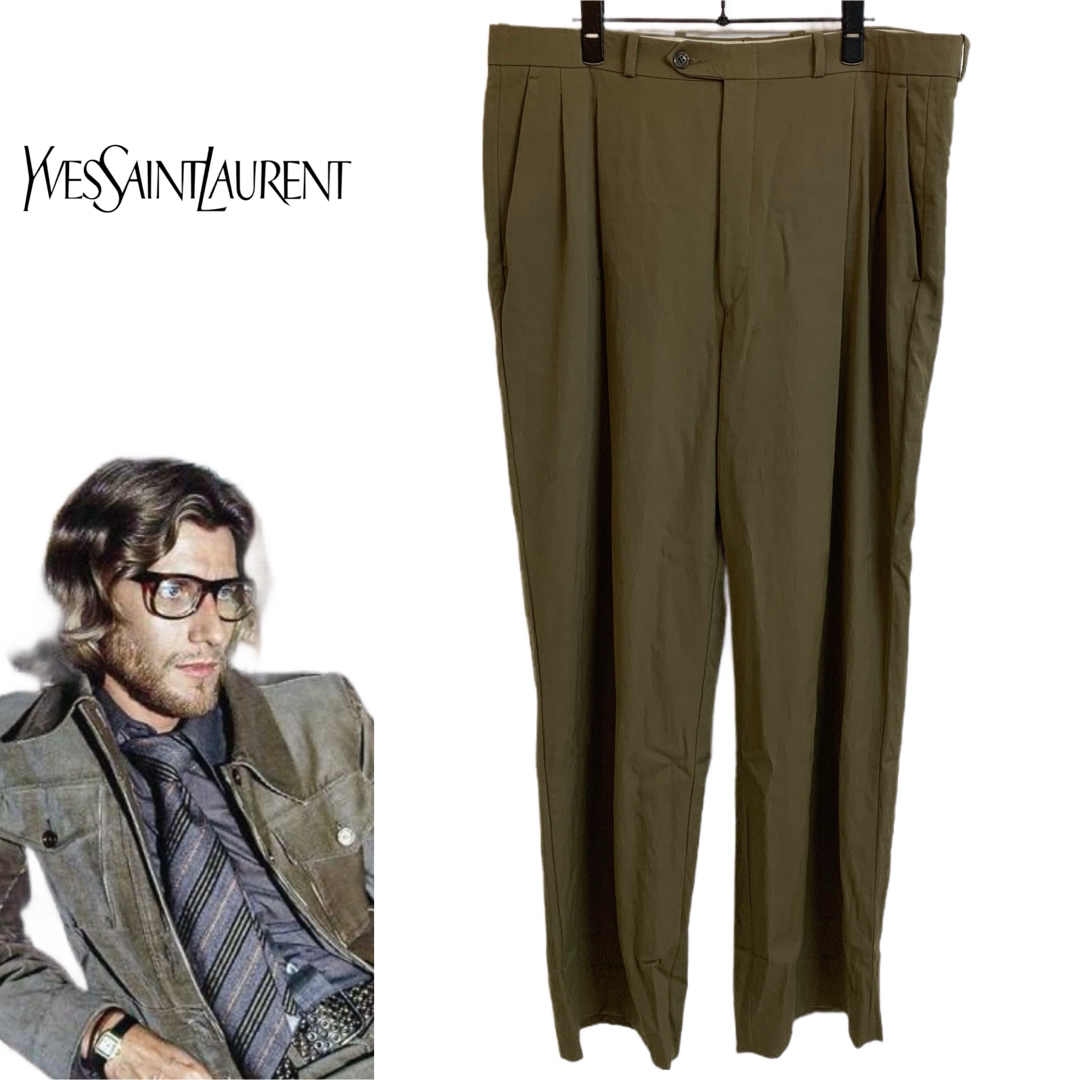 Yves Saint Laurent - YVES SAINT LAURENT 80s カナダ製 ワイド Yves Saint Laurent - YVES SAINT LAURENT 80s カナダ製 ワイド