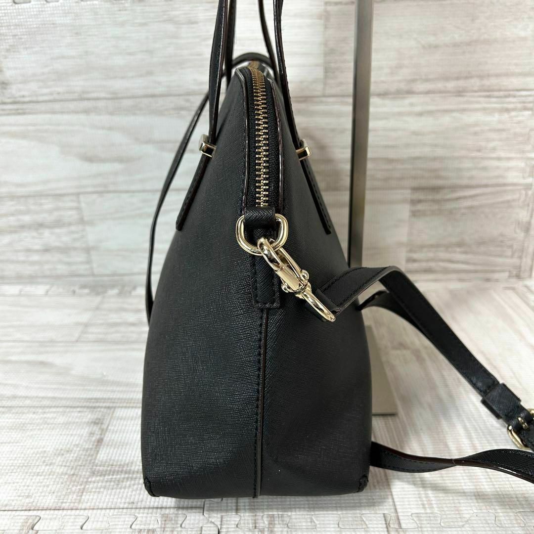 kate spade ケイトスペード ✨ 2way ショルダーバッグ レザー 黒