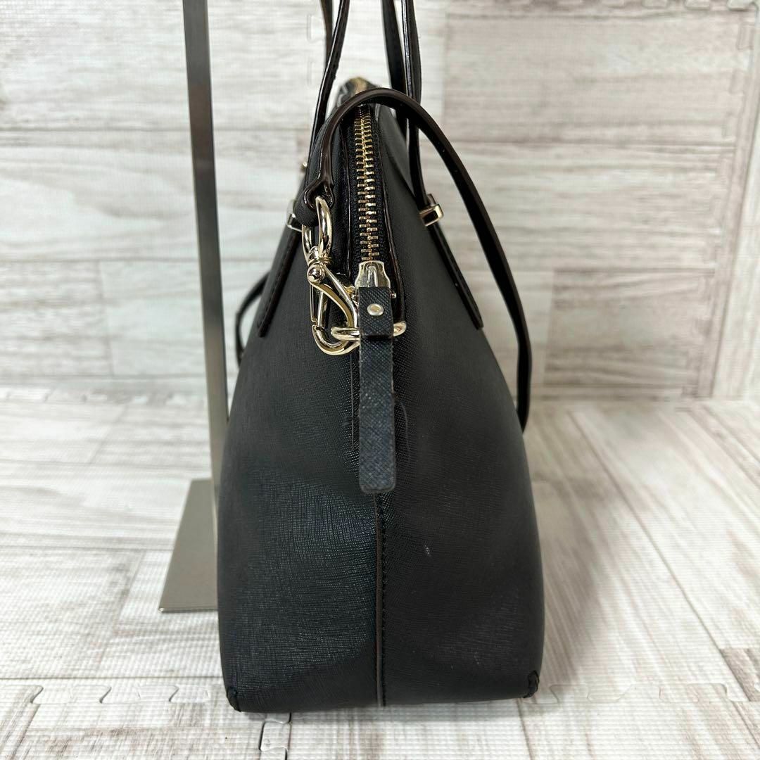 kate spade ケイトスペード ✨ 2way ショルダーバッグ レザー 黒