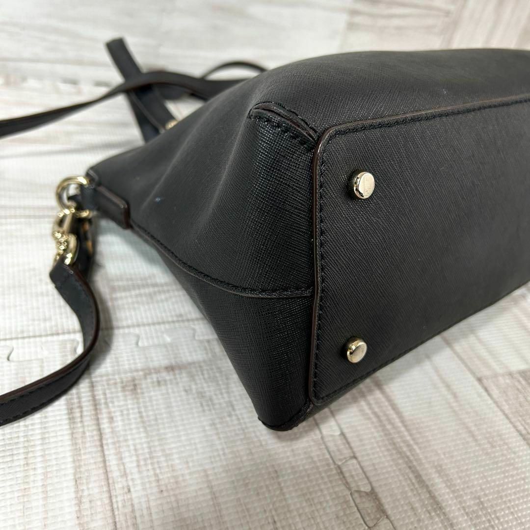 kate spade ケイトスペード ✨ 2way ショルダーバッグ レザー 黒