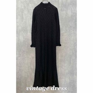 グリモワール(Grimoire)のvintage crochet long dress(ロングワンピース/マキシワンピース)