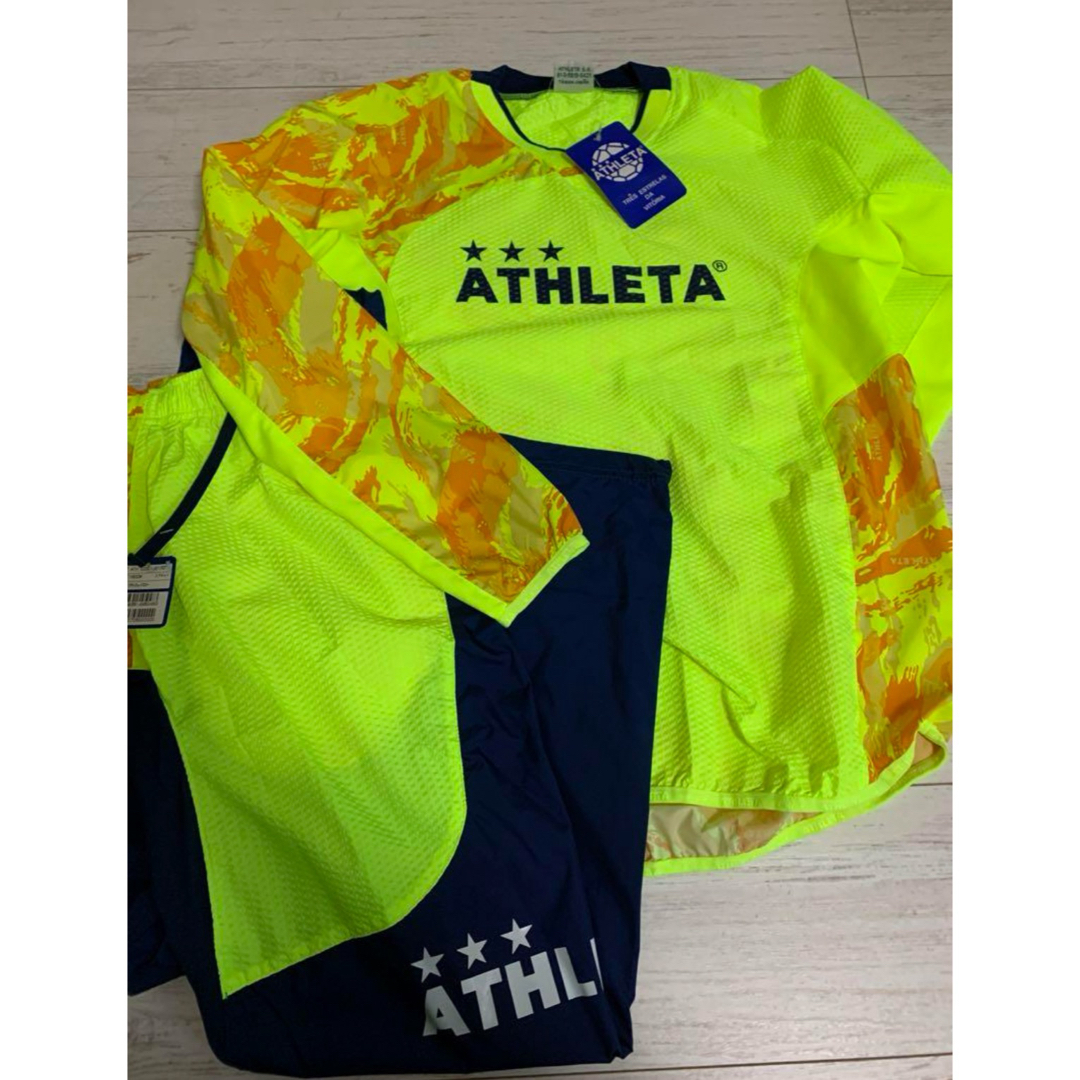 ATHLETA(アスレタ)の☆新品タグ付☆ ATHLET アスレタ  ピステ 上下セットアップ  M スポーツ/アウトドアのサッカー/フットサル(ウェア)の商品写真