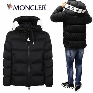 モンクレール(MONCLER)の送料無料 MONCLER モンクレール ODART ブラック 1A00059 53333 ダウンジャケット ブルゾン size 1(ダウンジャケット)