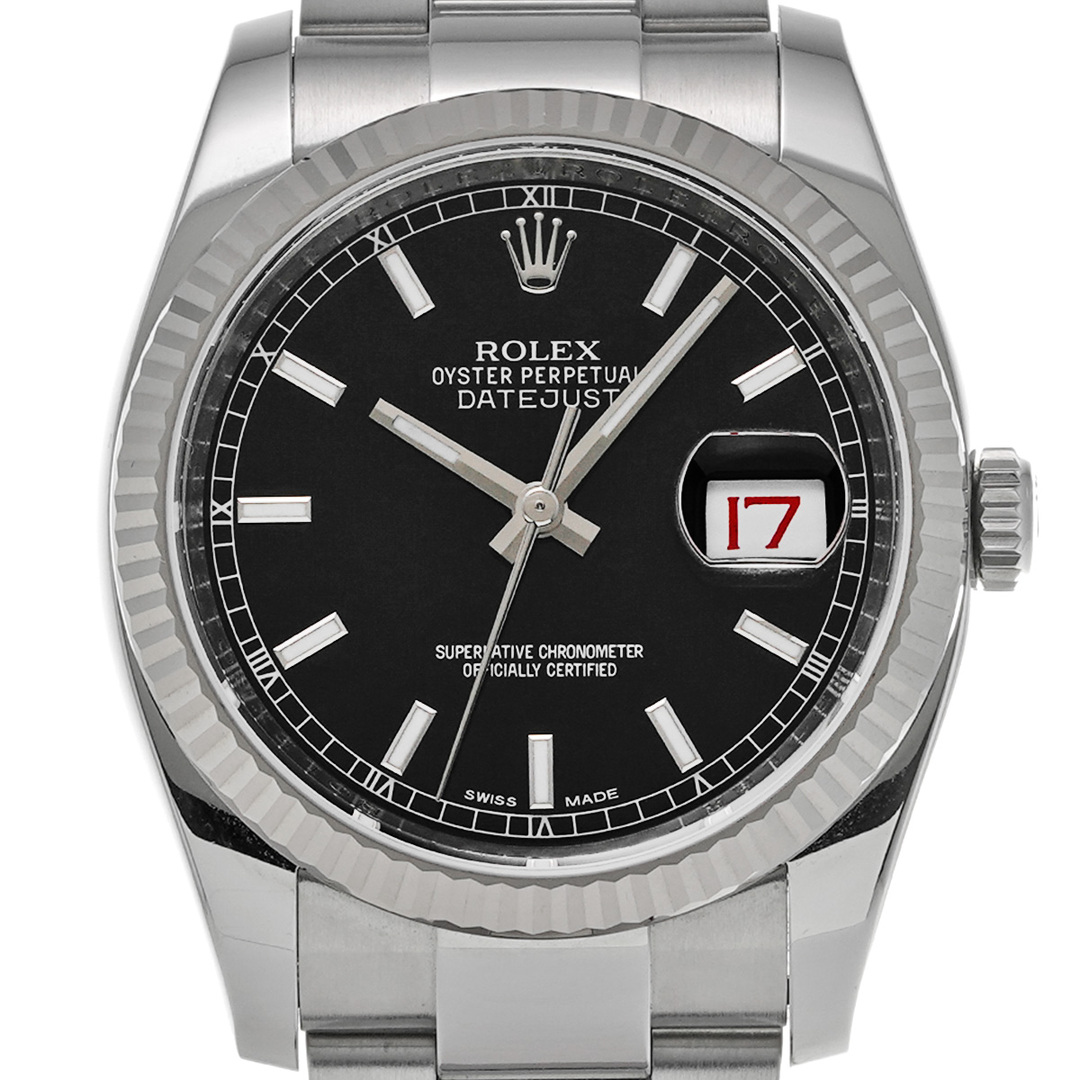 ROLEX(ロレックス)の中古 ロレックス ROLEX 116234 G番(2010年頃製造) ブラック メンズ 腕時計 メンズの時計(腕時計(アナログ))の商品写真