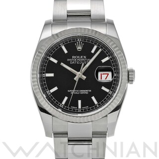 ロレックス(ROLEX)の中古 ロレックス ROLEX 116234 G番(2010年頃製造) ブラック メンズ 腕時計(腕時計(アナログ))