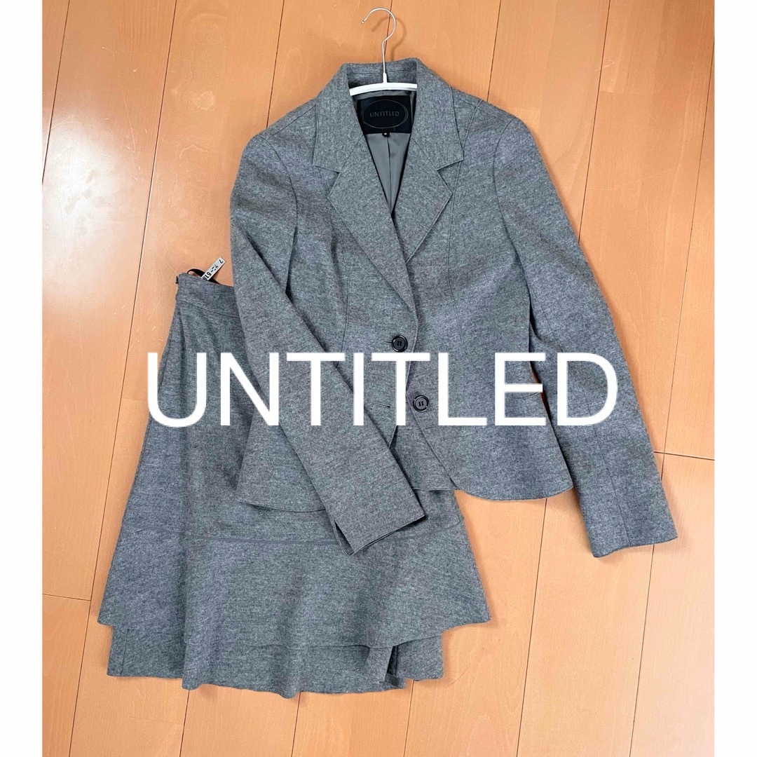 UNTITLED(アンタイトル)のアンタイトルuntitled スカートスーツセット レディースのフォーマル/ドレス(スーツ)の商品写真