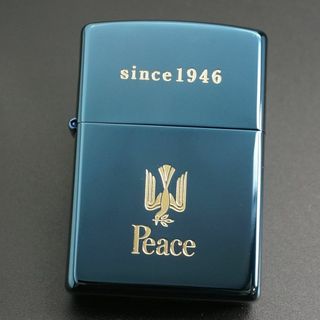 ZIPPOジッポー Peace ブルーチタン 懸賞品 70周年記念の通販 by ...