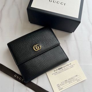 グッチ(Gucci)の38 極上美品 GUCCI グッチ 2つ折り財布 マーモント(財布)