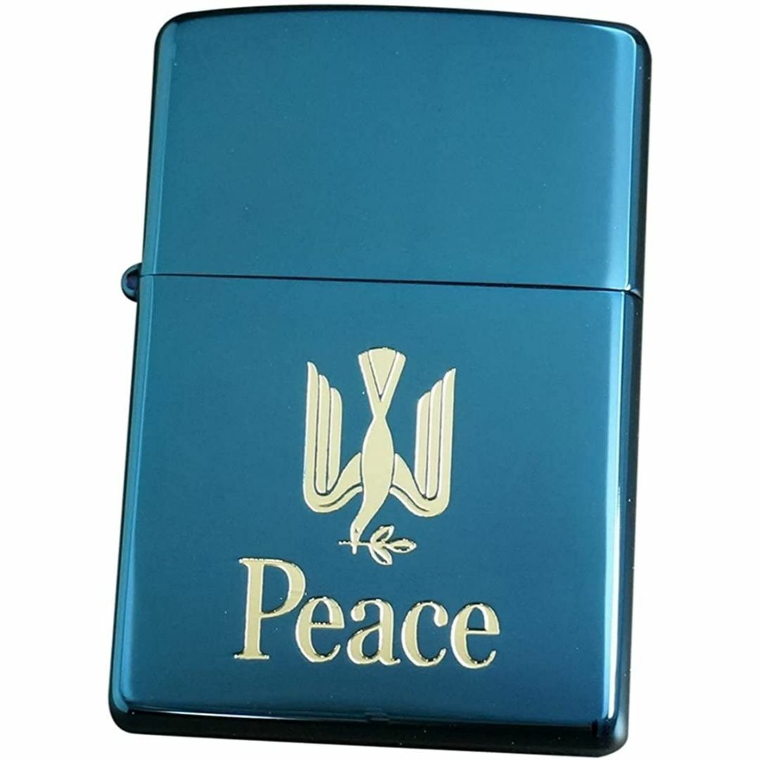 その他zippoジッポーPeace ブルーチタン 懸賞商品 200製造