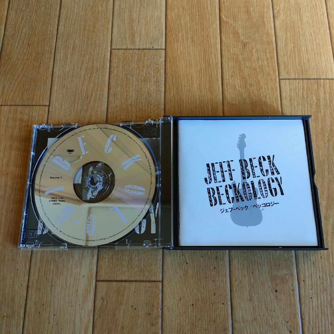 帯付き リイシュー盤 廃盤 ジェフ・ベック 3枚組 ベスト ベッコロジー