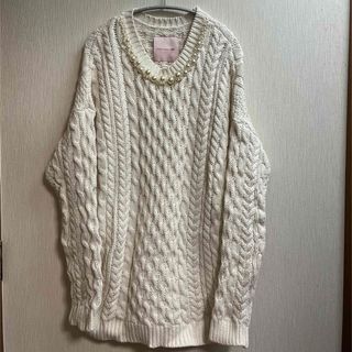 【最終値下げ】Simone Rocha × H&M コラボ メンズ パールニット