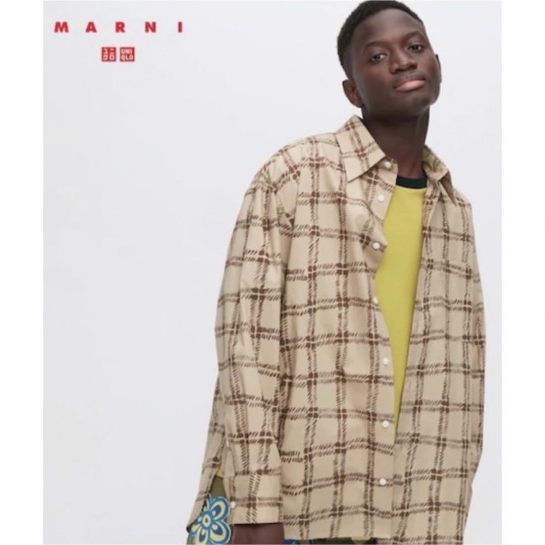 Marni(マルニ)のMARNI UNIQLO オーバーサイズプリントシャツ プリント シャツ メンズのトップス(シャツ)の商品写真