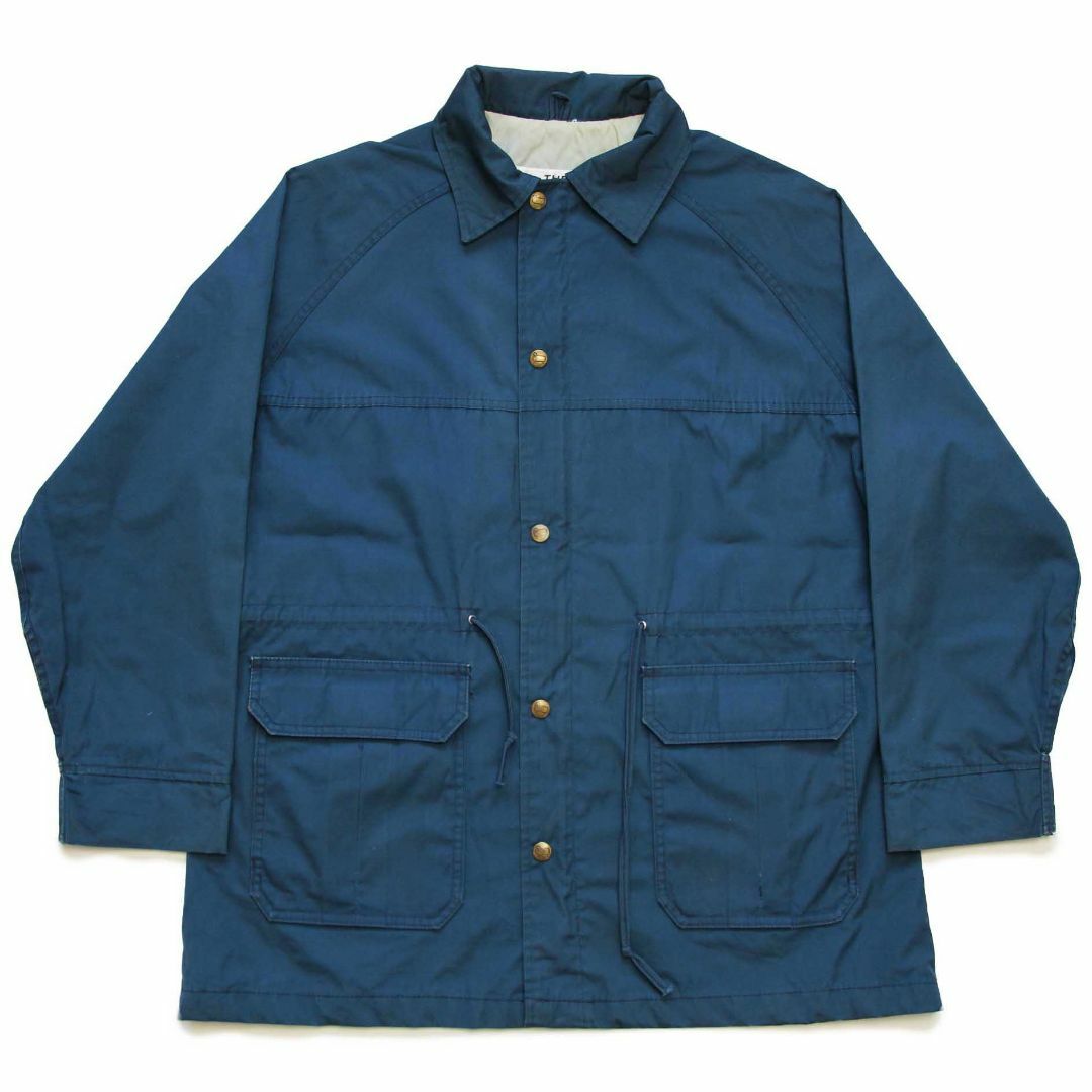 WOOLRICH(ウールリッチ)の80s USA製 Woolrichウールリッチ マウンテンジャケット 紺 W-L★ビンテージ オールド アウトドア キャンプ ネイビー レディースのジャケット/アウター(ナイロンジャケット)の商品写真