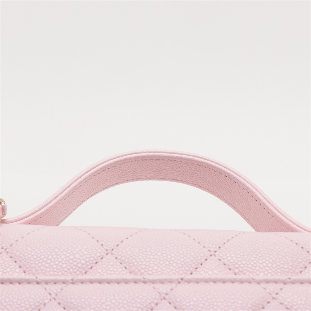 CHANEL(シャネル)のシャネル  キャビアスキン  ピンク レディース ハンドバッグ レディースのバッグ(ハンドバッグ)の商品写真