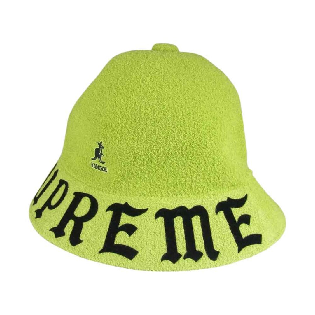 Supreme シュプリーム 帽子 KANGOL カンゴール 20SS Bermuda Casual Hat ロゴフロッキー ベルハット ライトグリーン系 MM高さ