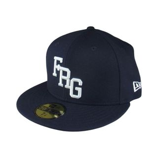 FRAGMENT DESIGN フラグメントデザイン NEW ERA ニューエラ FRG刺繍 ベースボール キャップ 帽子 ブラック系 56.8㎝【中古】(その他)