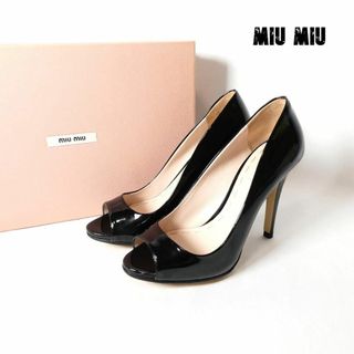 miumiu - ミュウミュウ ポインテッドトゥパンプス ツイード バックル ...