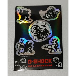 ジーショック(G-SHOCK)の未使用 G-SHOCK 新型マッドマン ステッカー 40周年 ノベルティ 非売品(腕時計(デジタル))