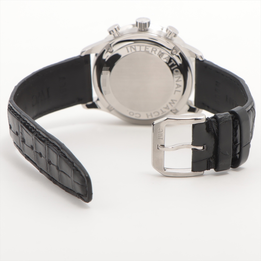 IWC(インターナショナルウォッチカンパニー)のIWC ポルトギーゼ クロノグラフ SS×革   メンズ 腕時計 メンズの時計(腕時計(アナログ))の商品写真