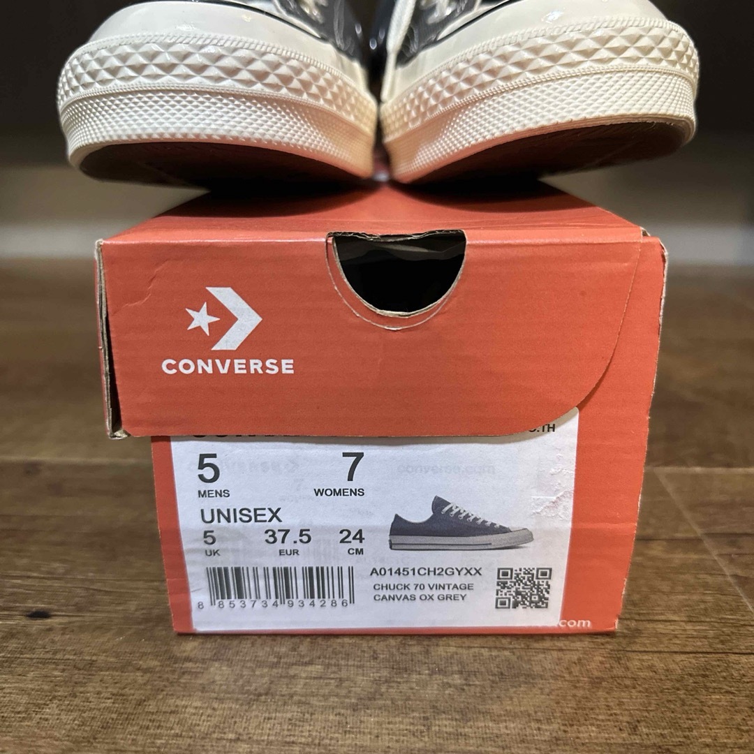 CONVERSE(コンバース)のコンバース　チャックテイラー　ct70 グレー　24.0cm 新品未使用 レディースの靴/シューズ(スニーカー)の商品写真