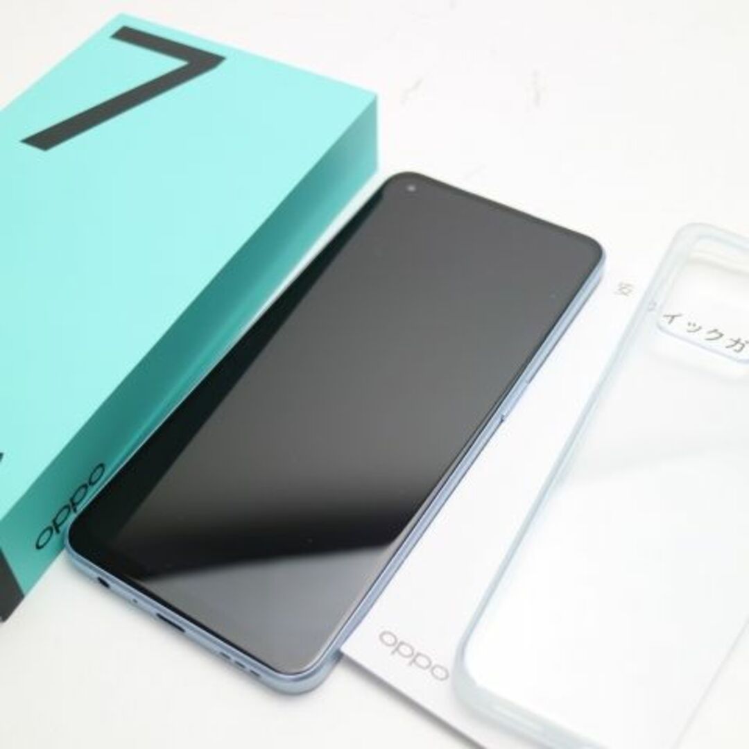 新品同様 SIMフリー OPPO Reno7 A ブルー 新品同様 SIMフリー OPPO Reno7 A ブルー