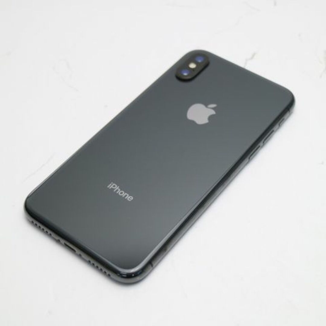 iPhone - 超美品 SIMフリー iPhoneX 64GB スペースグレイ の通販 by