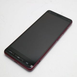 キョウセラ(京セラ)の超美品 BASIO4 ワインレッド スマホ 白ロム(スマートフォン本体)