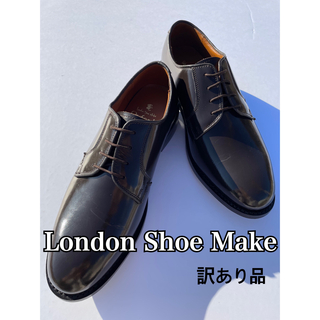 ロンドンシューメイク(London Shoe Make)の未使用品 本革 プレーントゥ シャープ 外羽根 ビジネスシューズ 8005(ドレス/ビジネス)
