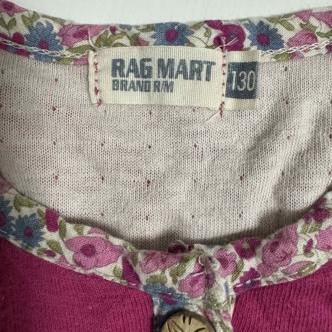 RAG MART(ラグマート)の● RAGMART ラグマート チュニック 130 USED● キッズ/ベビー/マタニティのキッズ服女の子用(90cm~)(Tシャツ/カットソー)の商品写真