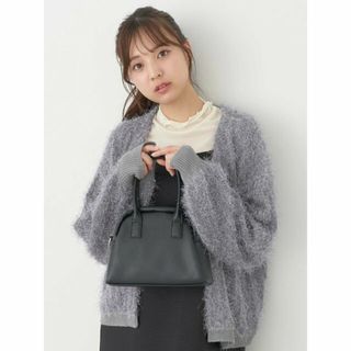 アースミュージックアンドエコロジー(earth music & ecology)の【グレー】ふさふさショートカーディガン レディース/春/24SS(カーディガン)