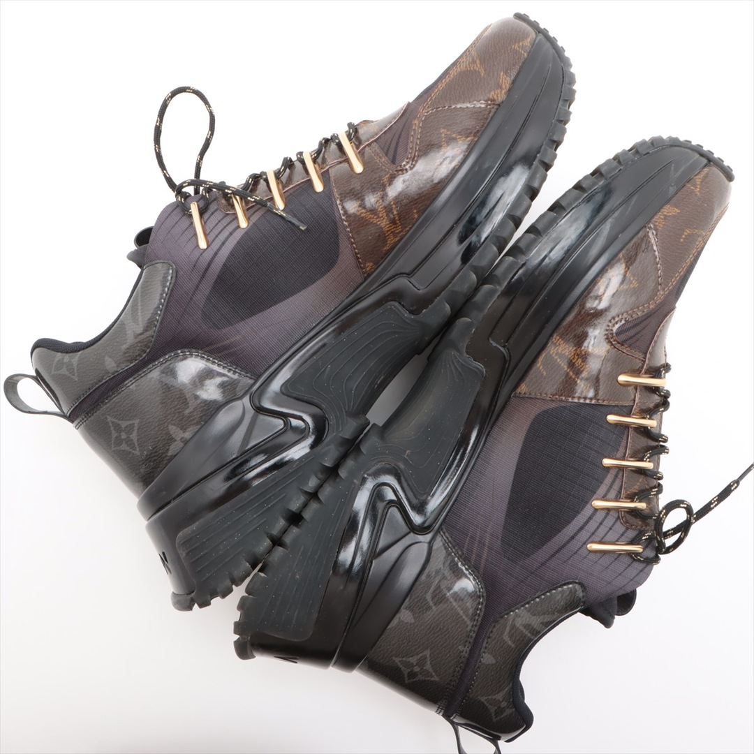 LOUIS VUITTON(ルイヴィトン)のヴィトン ランアウェイパルスライン ビニール×キャンバス 7 1/2 ブラ メンズの靴/シューズ(スニーカー)の商品写真