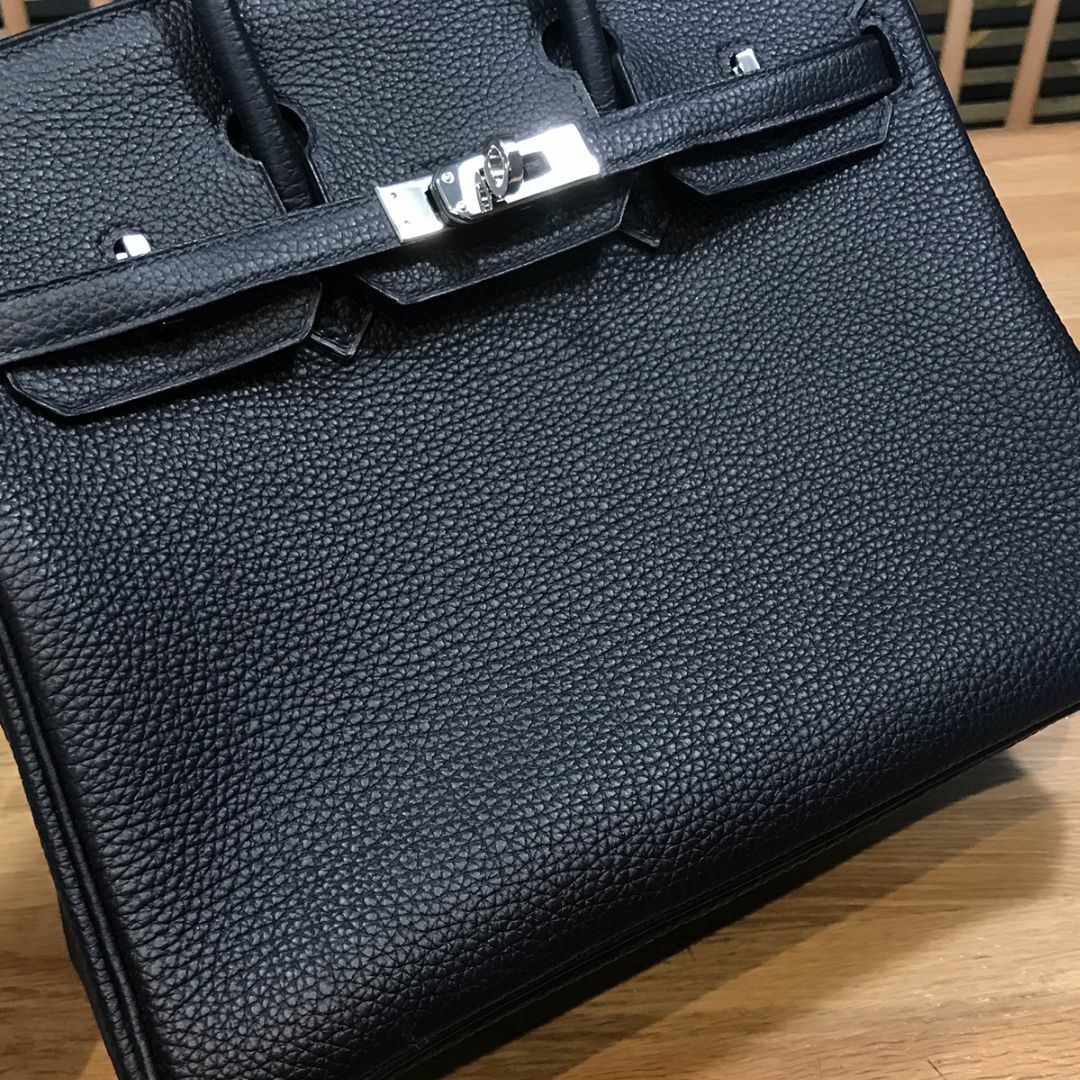 Hermes(エルメス)のおれんじ様の 新品同様 エルメス 超入手困難 バーキン25 トゴ ブルーニュイ  レディースのバッグ(ハンドバッグ)の商品写真